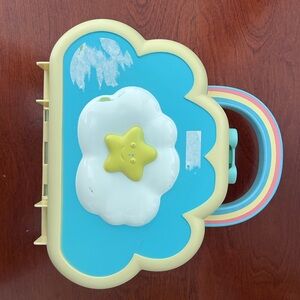 Bluey Cloud Shaped Blue and Yellow Lunch Box